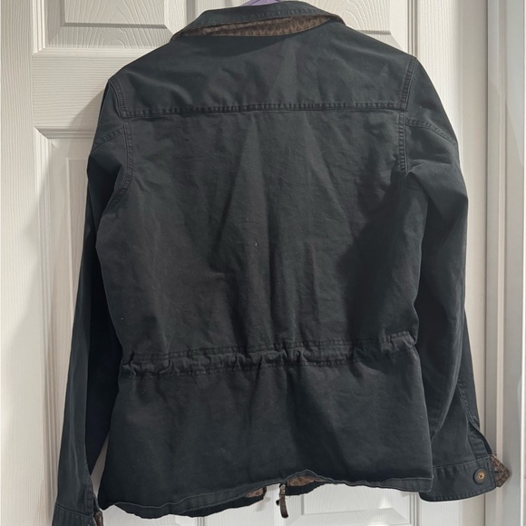 Columbia Black Utility Jacket with Brown Details - Picture 4 of 4